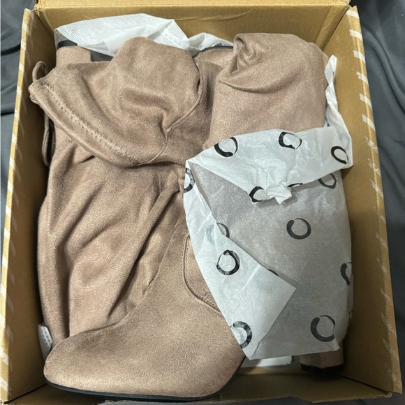 Journee Collection Maya High Heel Boots. - Picture 3 of 4